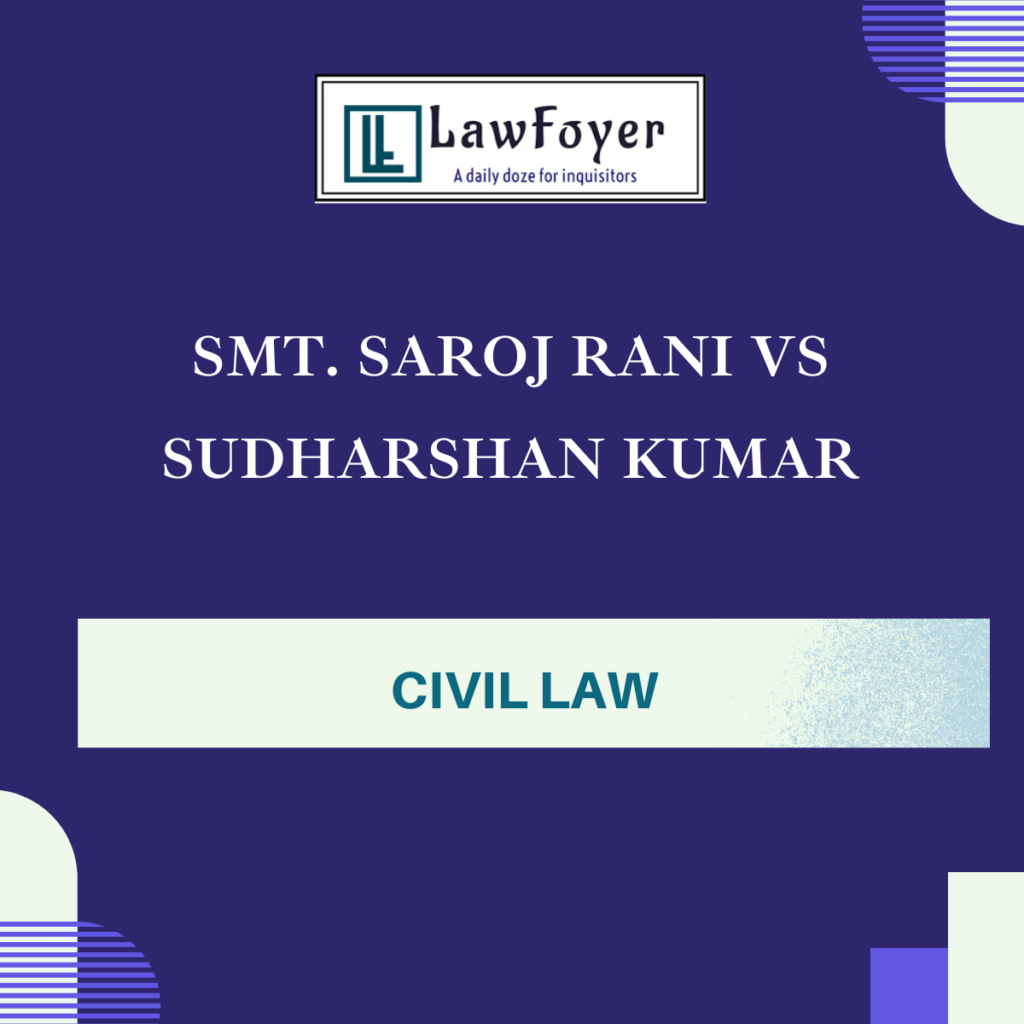 Saroj Rani Rajasthan Electricity Board v/s Mohanlal & Ors | LawFoyer