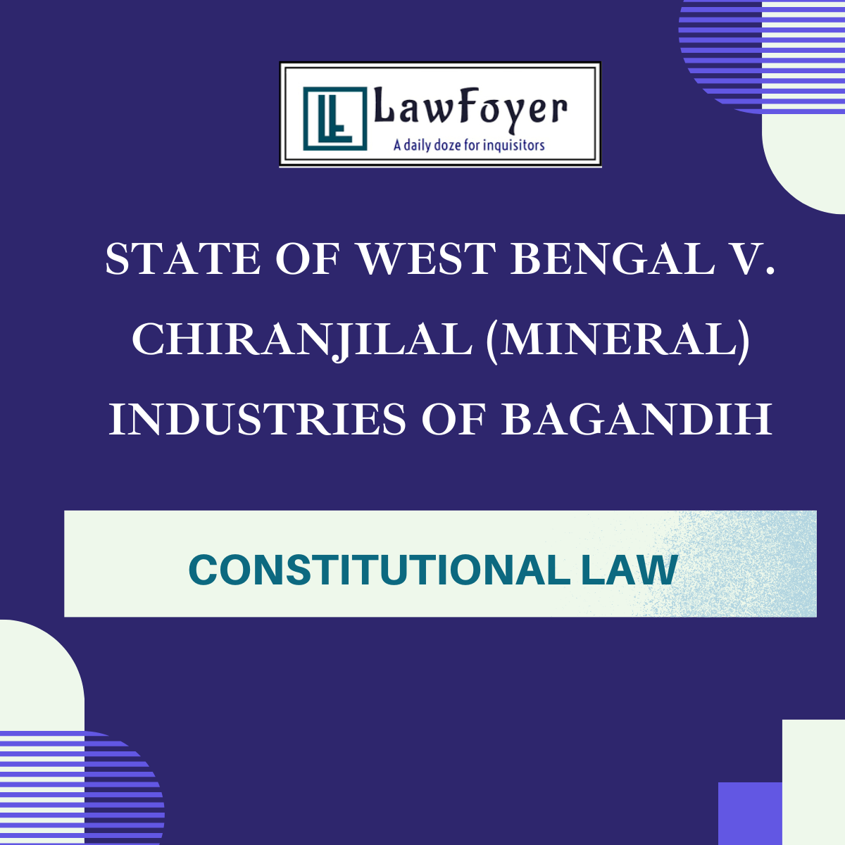 State of West Bengal v. Chiranjilal (Mineral) Industries of Bagandih, 2023 SCC OnLine SC 1149